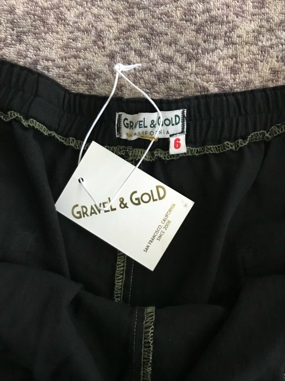 Gravel & Gold Shorts in brand's size 6 - Picture 3 of 3